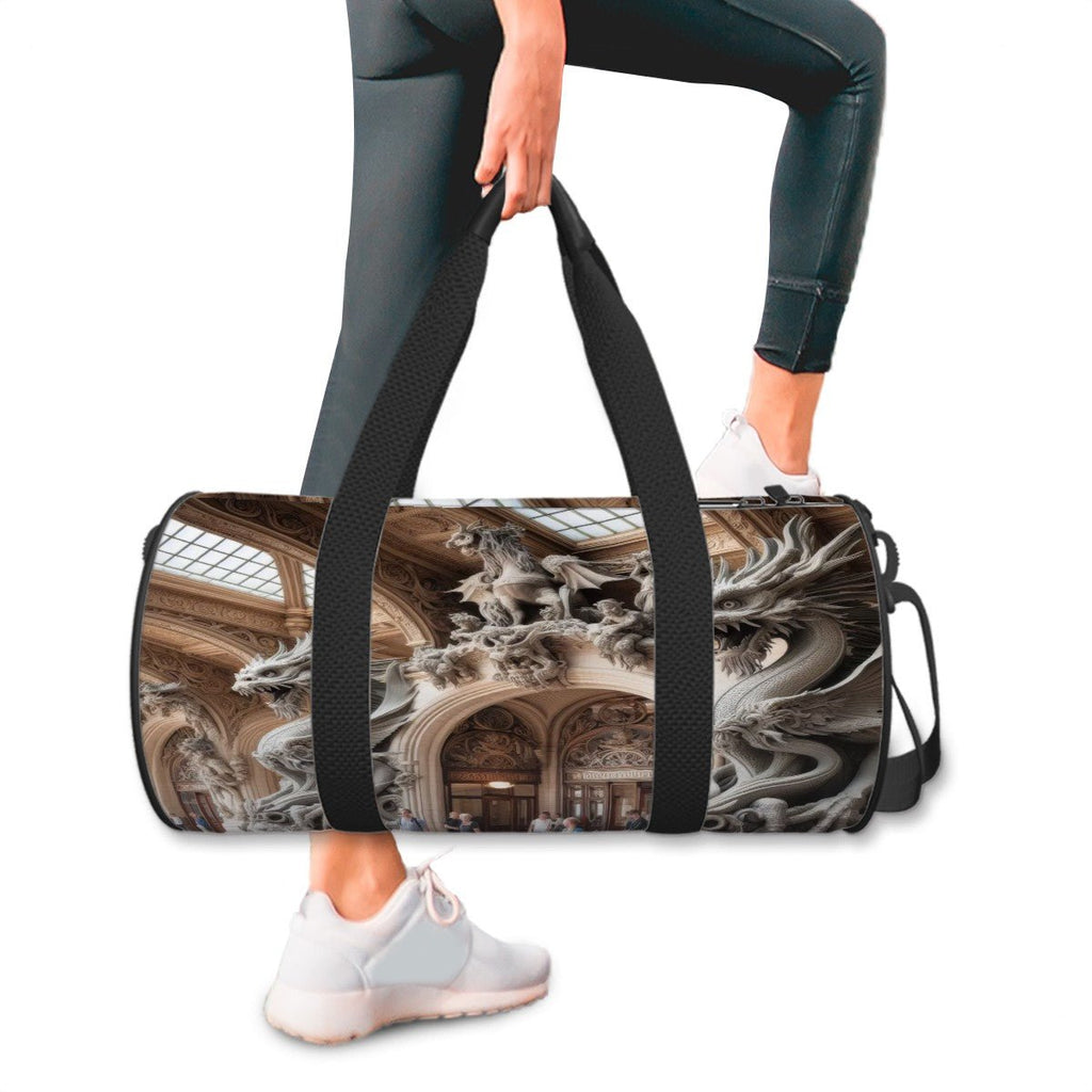 Cylinder Duffle Bag Large Capacity - Gregg Acini Adoree Designs - Luggage