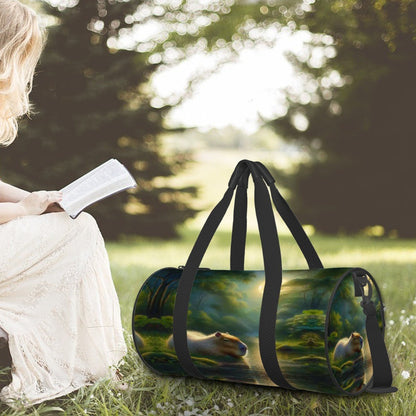 Cylinder Duffle Bag Large Capacity - Gregg Acini Adoree Designs - Luggage