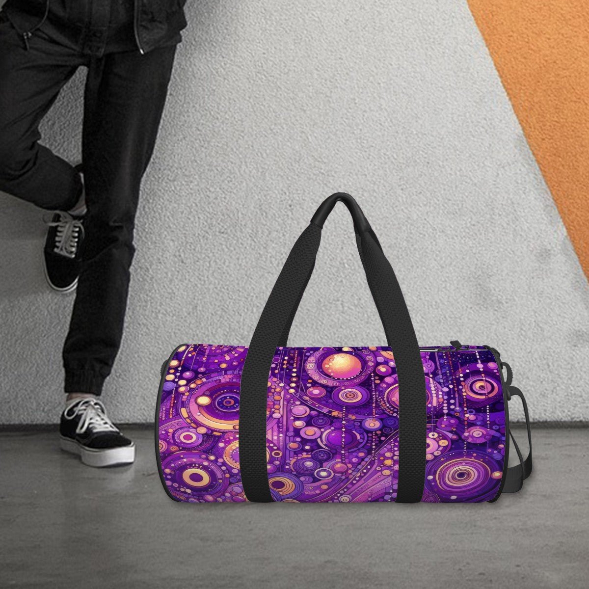 Cylinder Duffle Bag Large Capacity - Gregg Acini Adoree Designs - Luggage