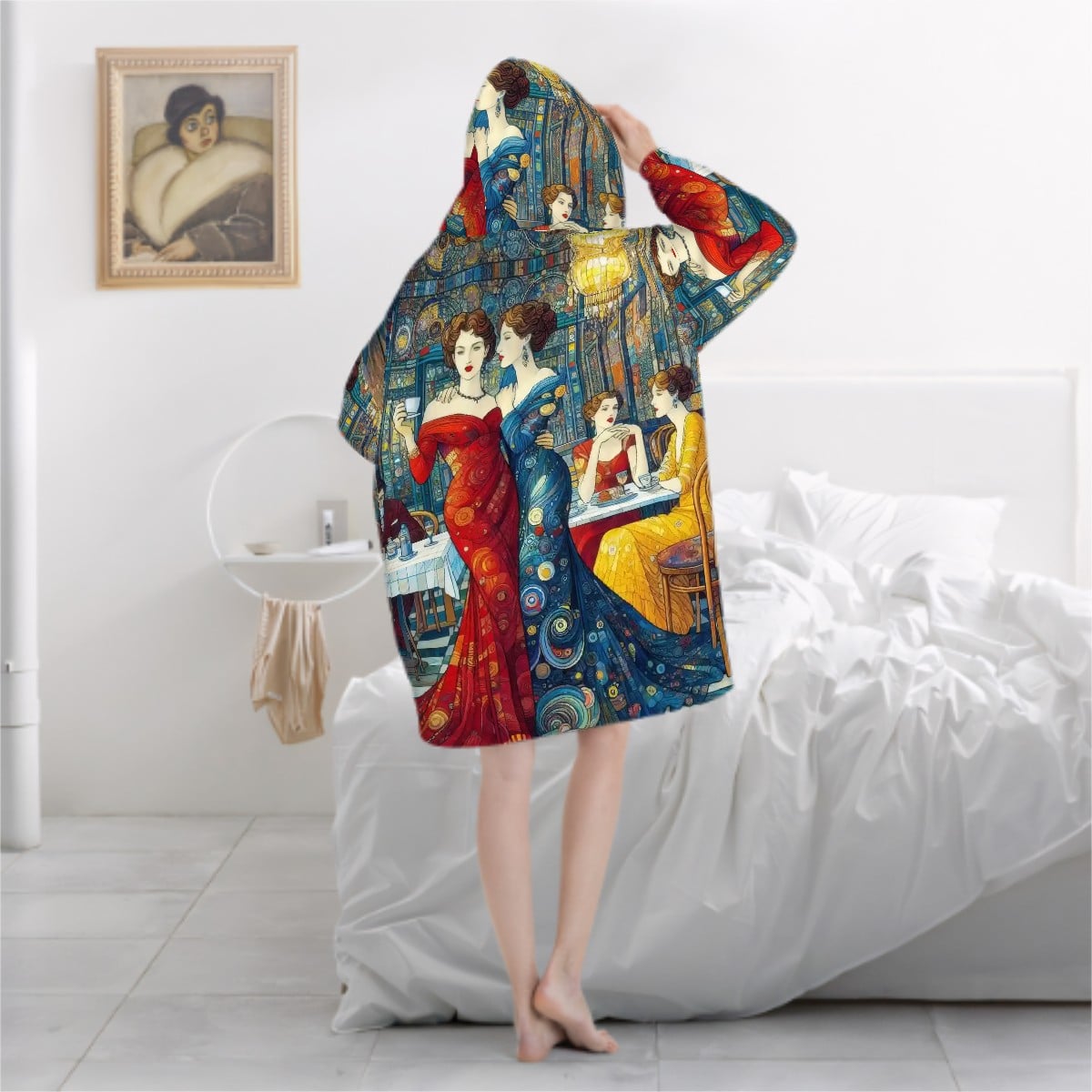 Girlfriends Adult Blanket Hoodie