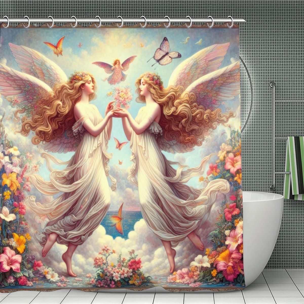 Celestial Sisters Shower Curtain