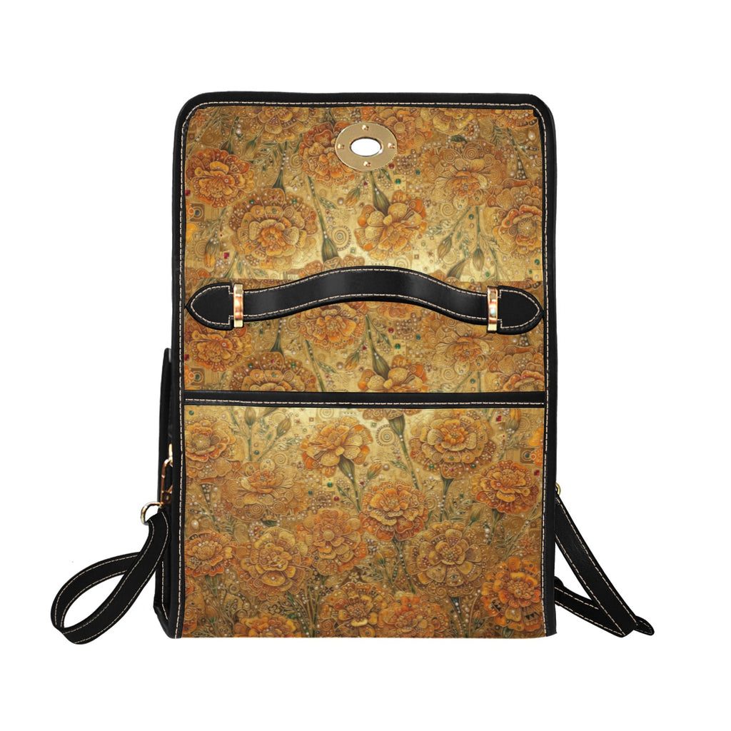 Marigolds Satchel Waterproof Canvas Bag