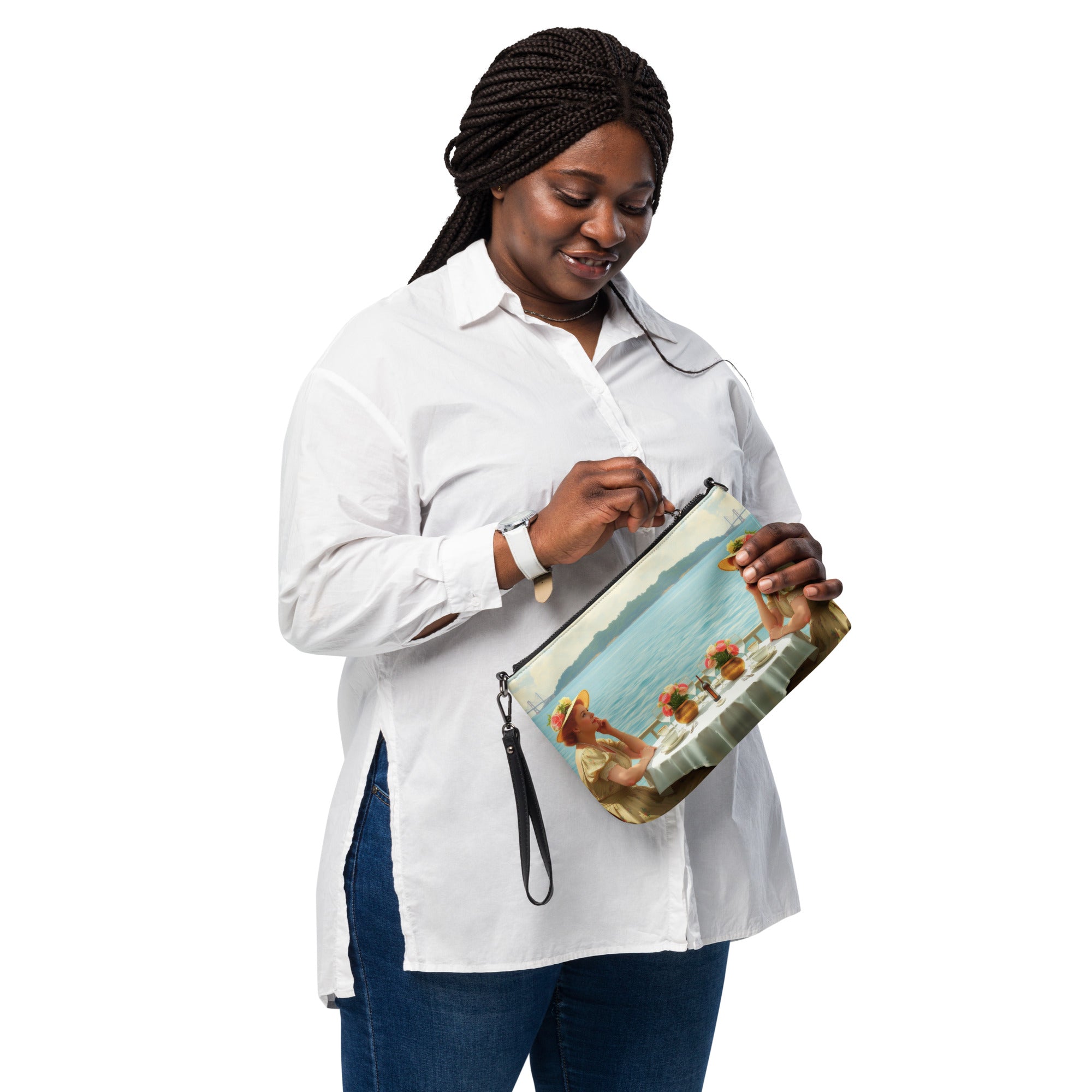 Dahlia by the Lake Crossbody bag - Gregg Acini Adoree Designs - Handbag