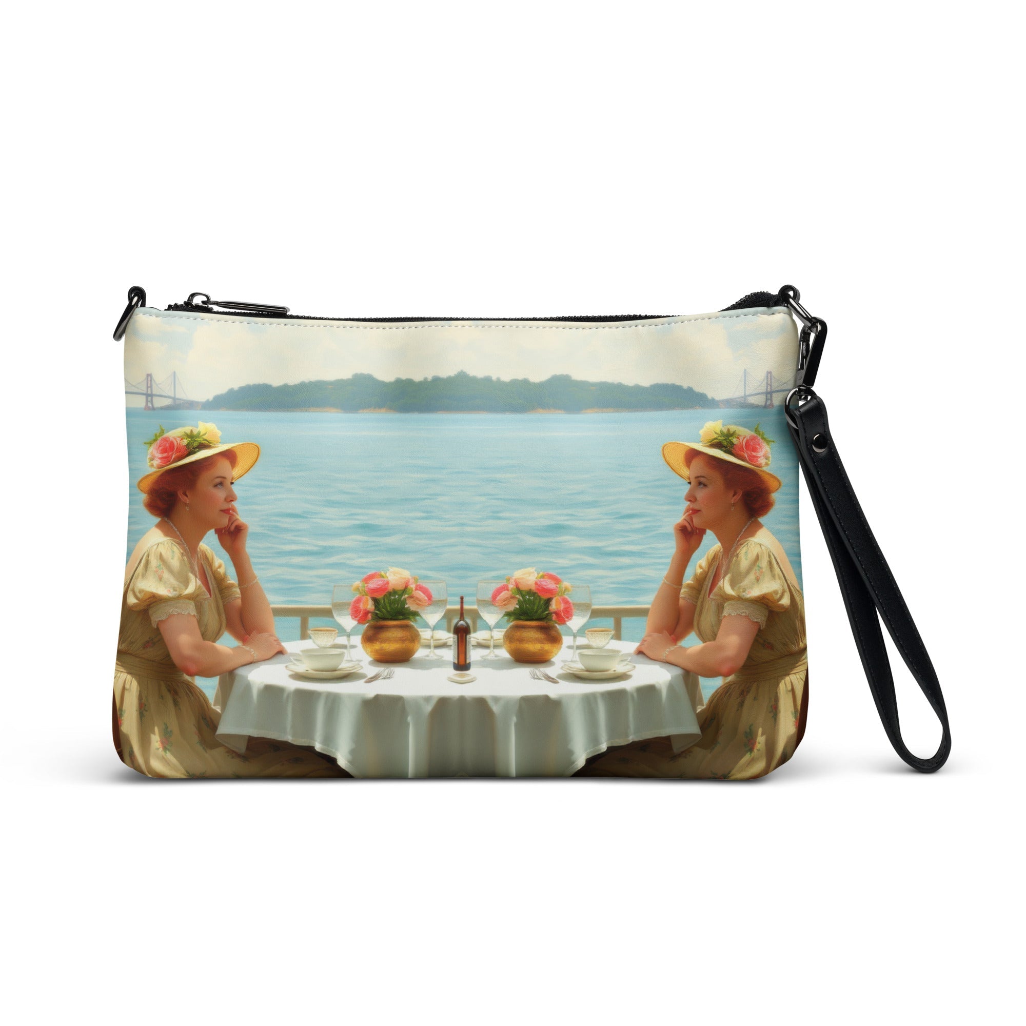 Dahlia by the Lake Crossbody bag - Gregg Acini Adoree Designs - Handbag