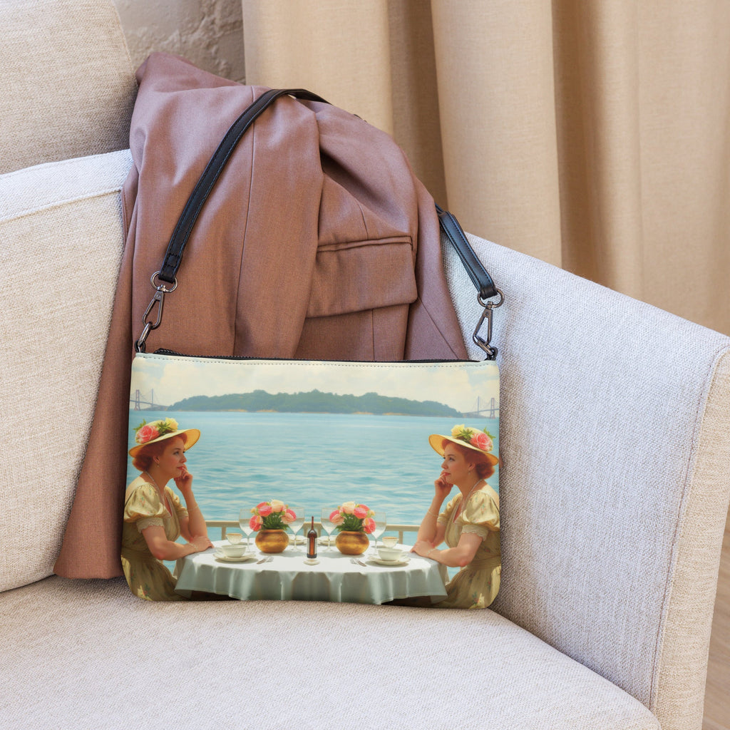 Dahlia by the Lake Crossbody bag - Gregg Acini Adoree Designs - Handbag
