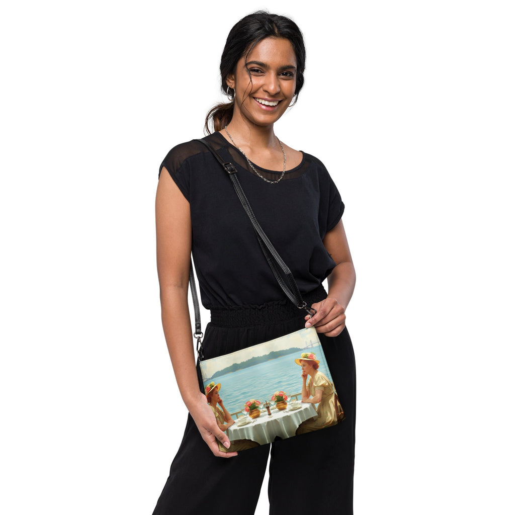 Dahlia by the Lake Crossbody bag - Gregg Acini Adoree Designs - Handbag