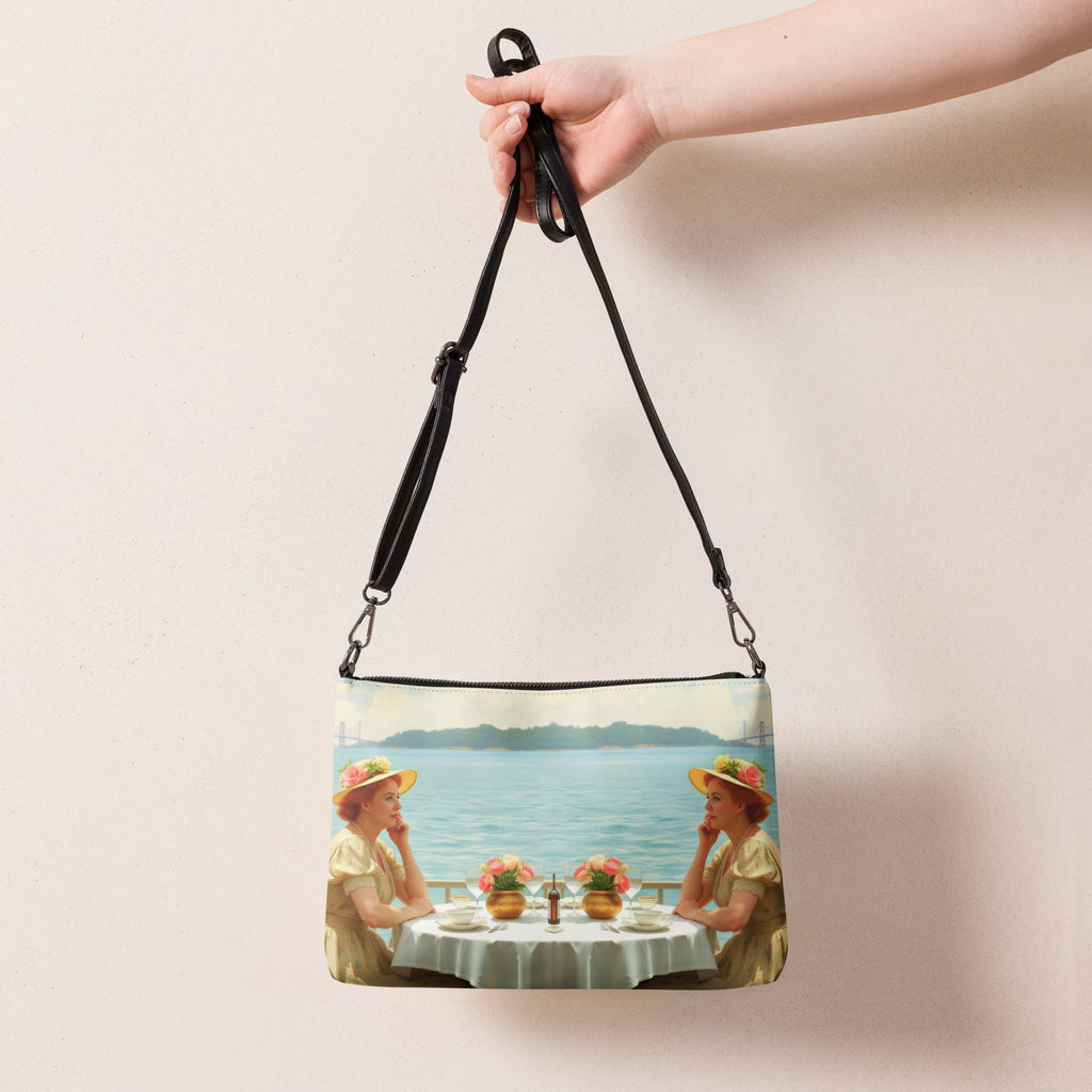 Dahlia by the Lake Crossbody bag - Gregg Acini Adoree Designs - Handbag