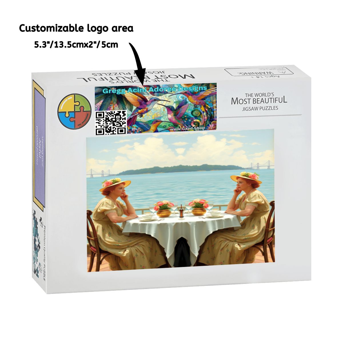 Dahlia by the Lake Wooden Jigsaw Puzzles 1000 pcs - Gregg Acini Adoree Designs - Jigsaw Puzzle