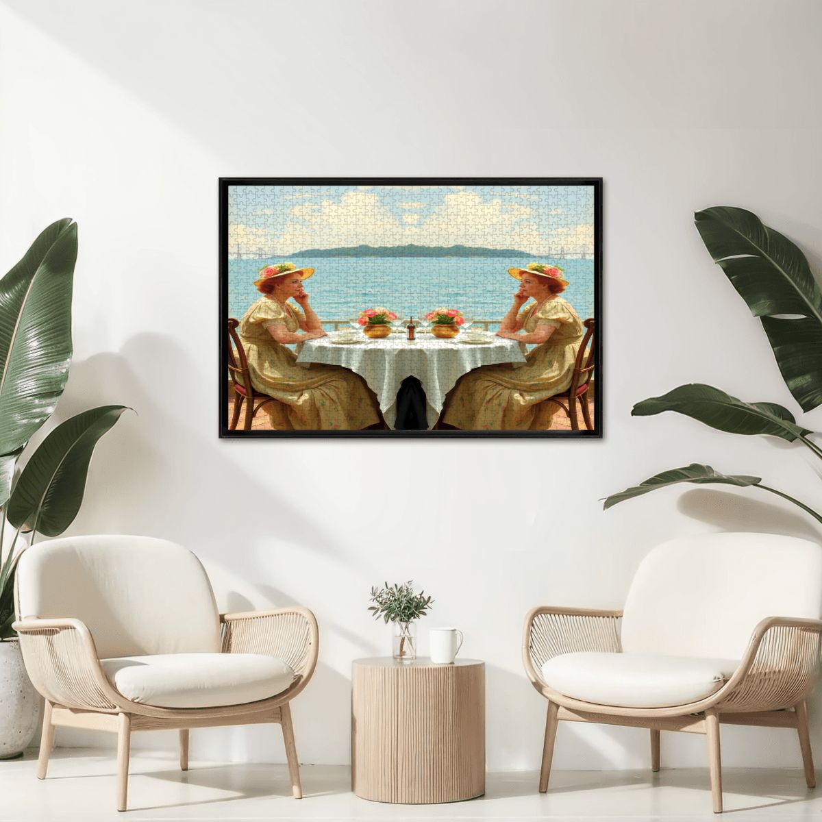 Dahlia by the Lake Wooden Jigsaw Puzzles 1000 pcs - Gregg Acini Adoree Designs - Jigsaw Puzzle