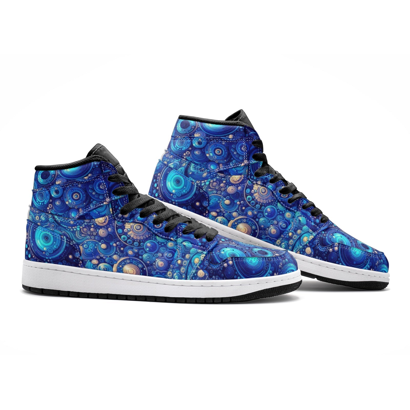 Dark Blue Rhapsody Unisex Sneaker TR - Gregg Acini Adoree Designs - Shoes