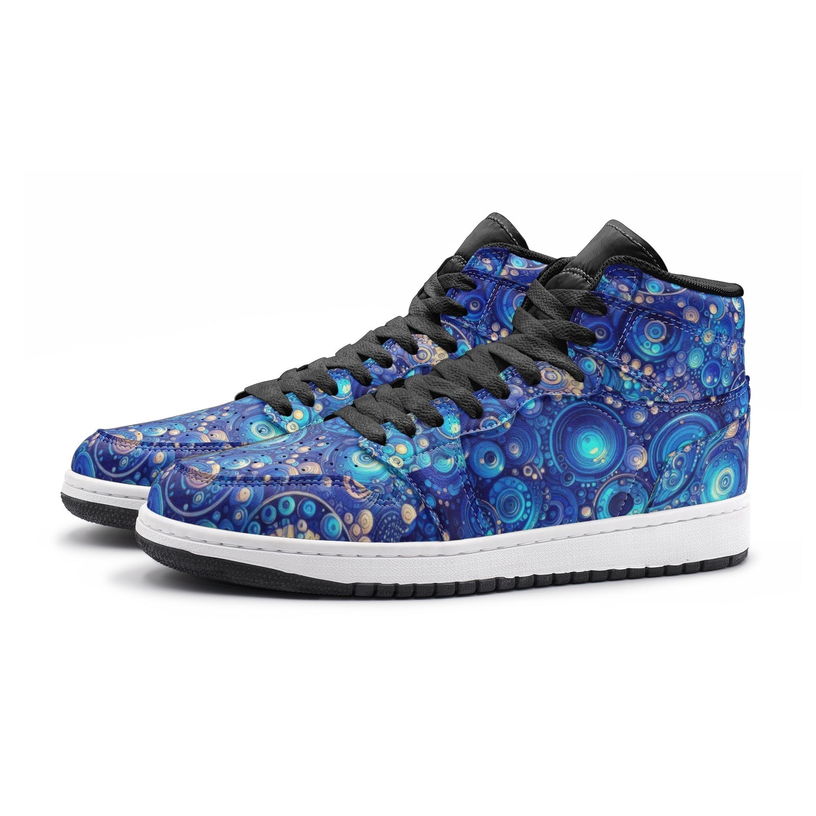 Dark Blue Rhapsody Unisex Sneaker TR - Gregg Acini Adoree Designs - Shoes
