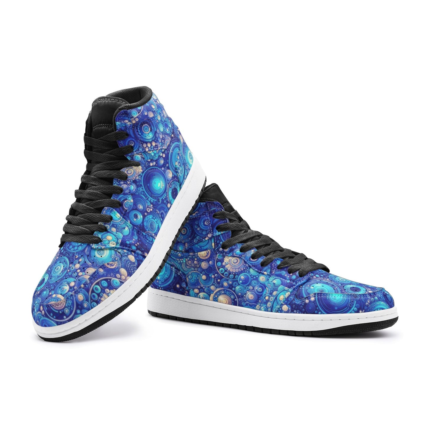 Dark Blue Rhapsody Unisex Sneaker TR - Gregg Acini Adoree Designs - Shoes