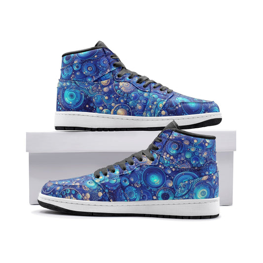 Dark Blue Rhapsody Unisex Sneaker TR - Gregg Acini Adoree Designs - Shoes