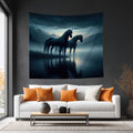 Dark Unicorns Lightweight Wall Tapestry (Fabric Wall Hanging - USA) - Gregg Acini Adoree Designs - Wall Coverings