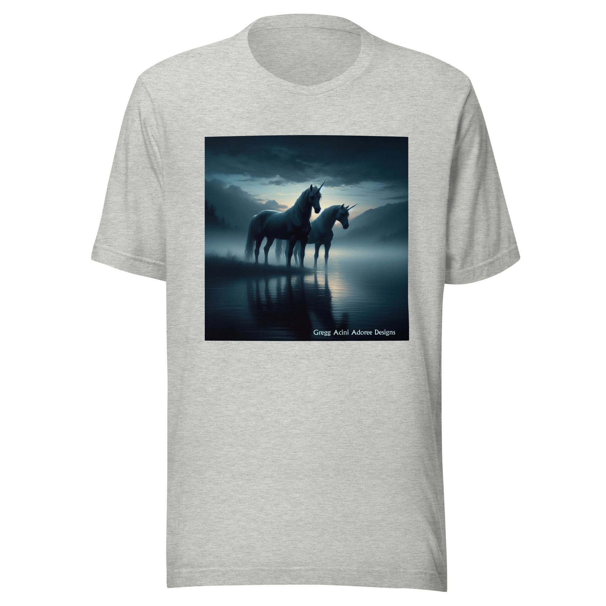 Dark Unicorns Unisex t-shirt by Gregg Acini Adoree Designs - Gregg Acini Adoree Designs - Tee Shirt