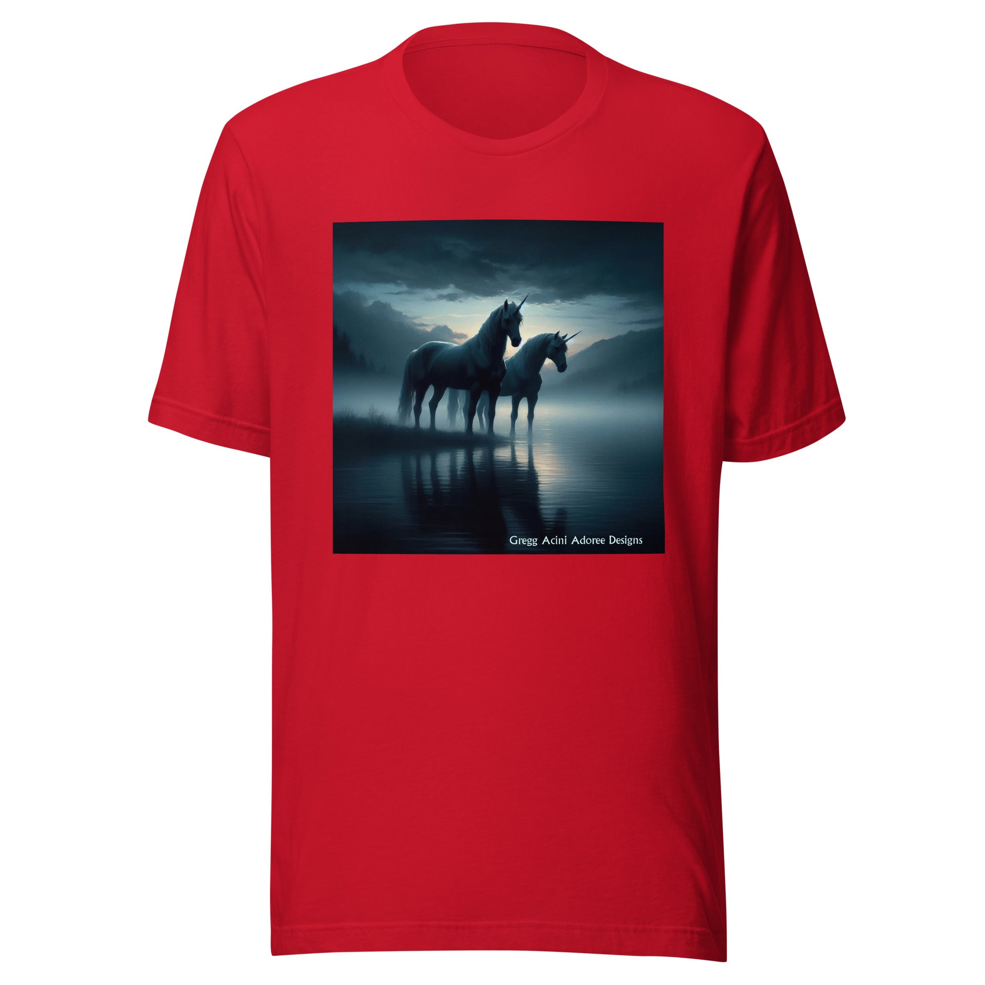 Dark Unicorns Unisex t-shirt by Gregg Acini Adoree Designs - Gregg Acini Adoree Designs - Tee Shirt