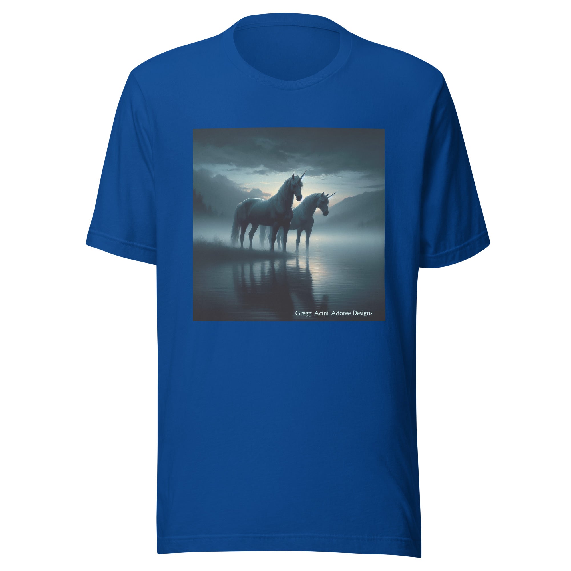Dark Unicorns Unisex t-shirt by Gregg Acini Adoree Designs - Gregg Acini Adoree Designs - Tee Shirt