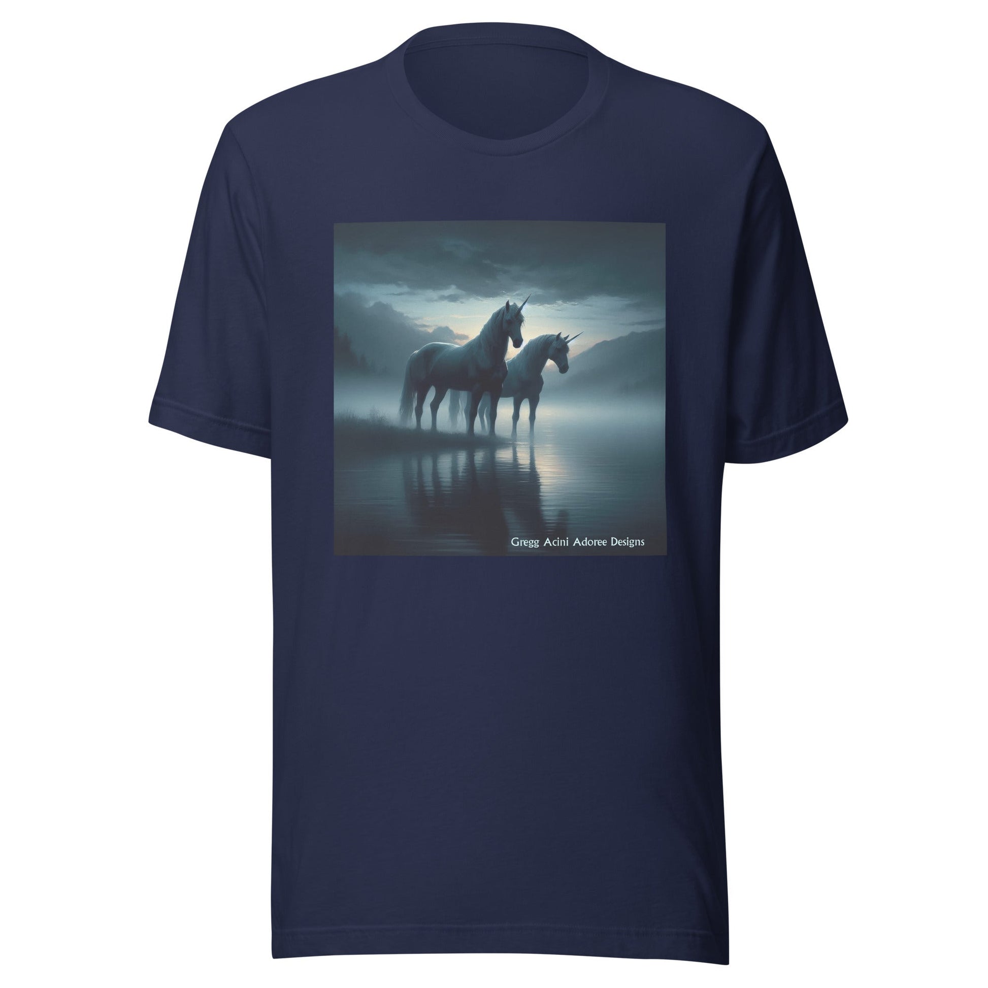 Dark Unicorns Unisex t-shirt by Gregg Acini Adoree Designs - Gregg Acini Adoree Designs - Tee Shirt