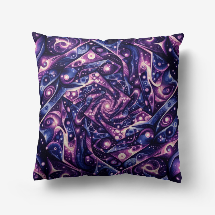 Galactic Purple Home Goods Premium Hypoallergenic Throw Pillow