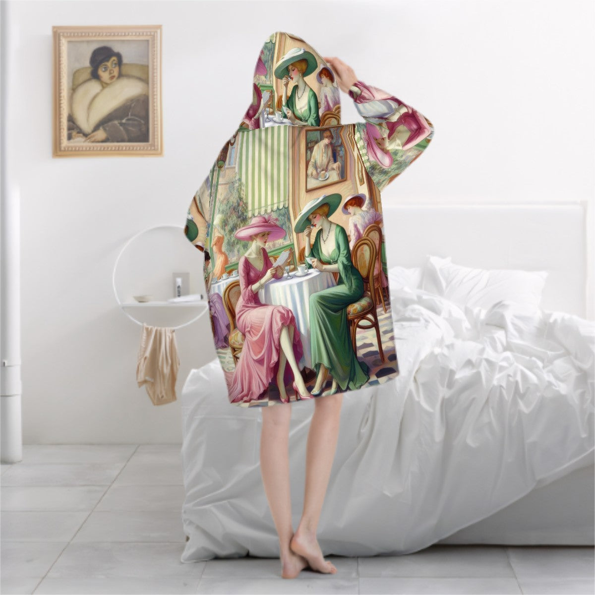 Kiffe Cafe Adult Blanket Hoodie