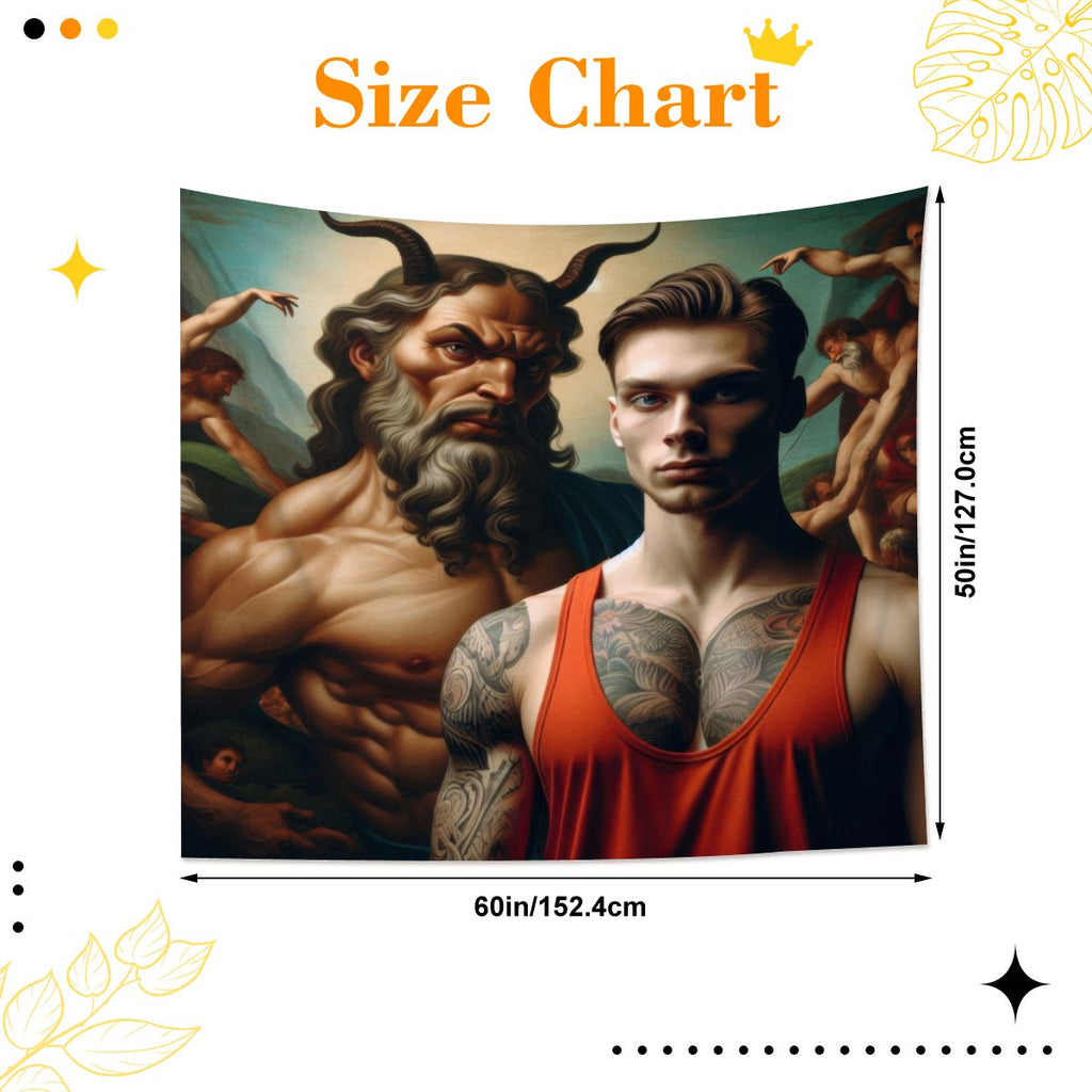 Decisions 3 Lightweight Wall Tapestry (Fabric Wall Hanging - USA) - Gregg Acini Adoree Designs - Wall Coverings