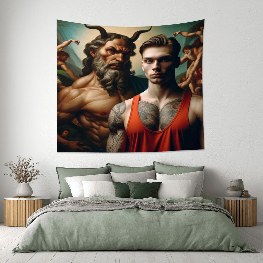 Decisions 3 Lightweight Wall Tapestry (Fabric Wall Hanging - USA) - Gregg Acini Adoree Designs - Wall Coverings