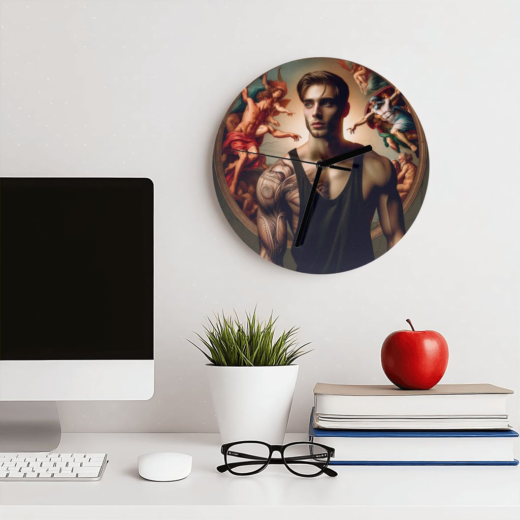 Decisions MDF Wall Clock (Made in USA) - Gregg Acini Adoree Designs - Wall Clock