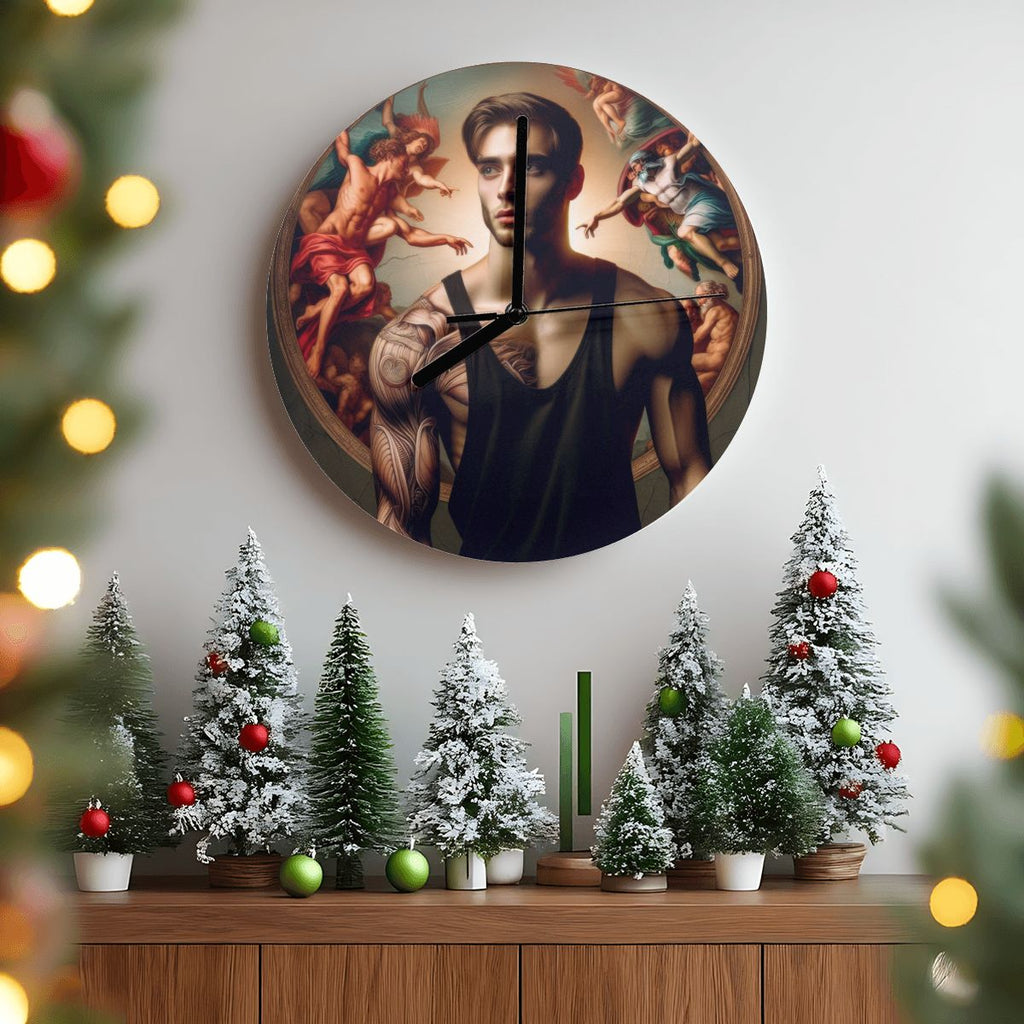 Decisions MDF Wall Clock (Made in USA) - Gregg Acini Adoree Designs - Wall Clock