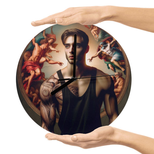 Decisions MDF Wall Clock (Made in USA) - Gregg Acini Adoree Designs - Wall Clock