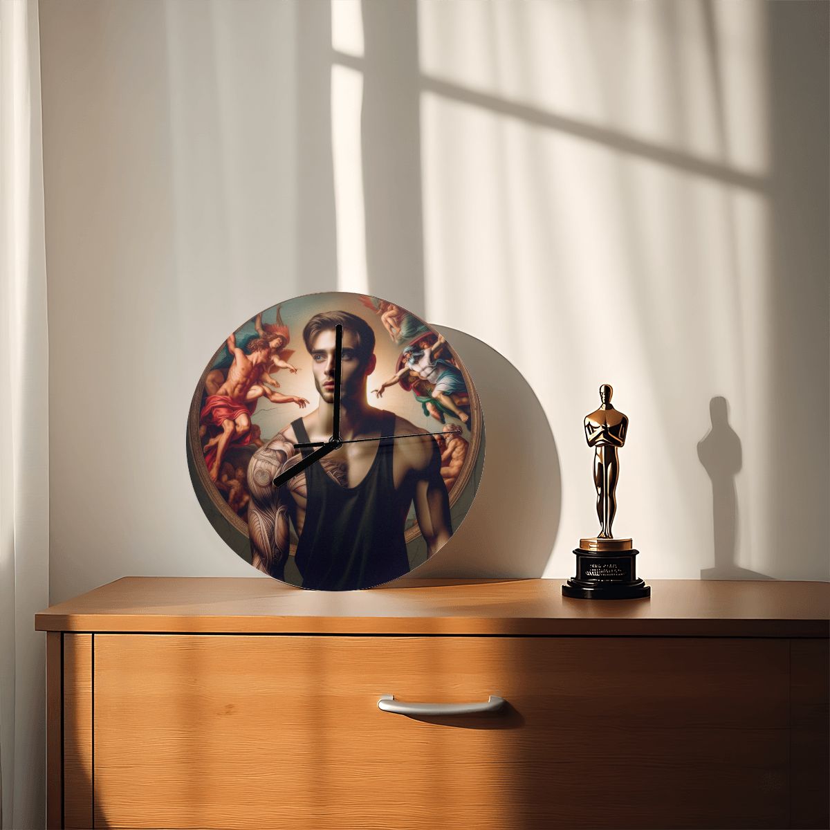 Decisions MDF Wall Clock (Made in USA) - Gregg Acini Adoree Designs - Wall Clock