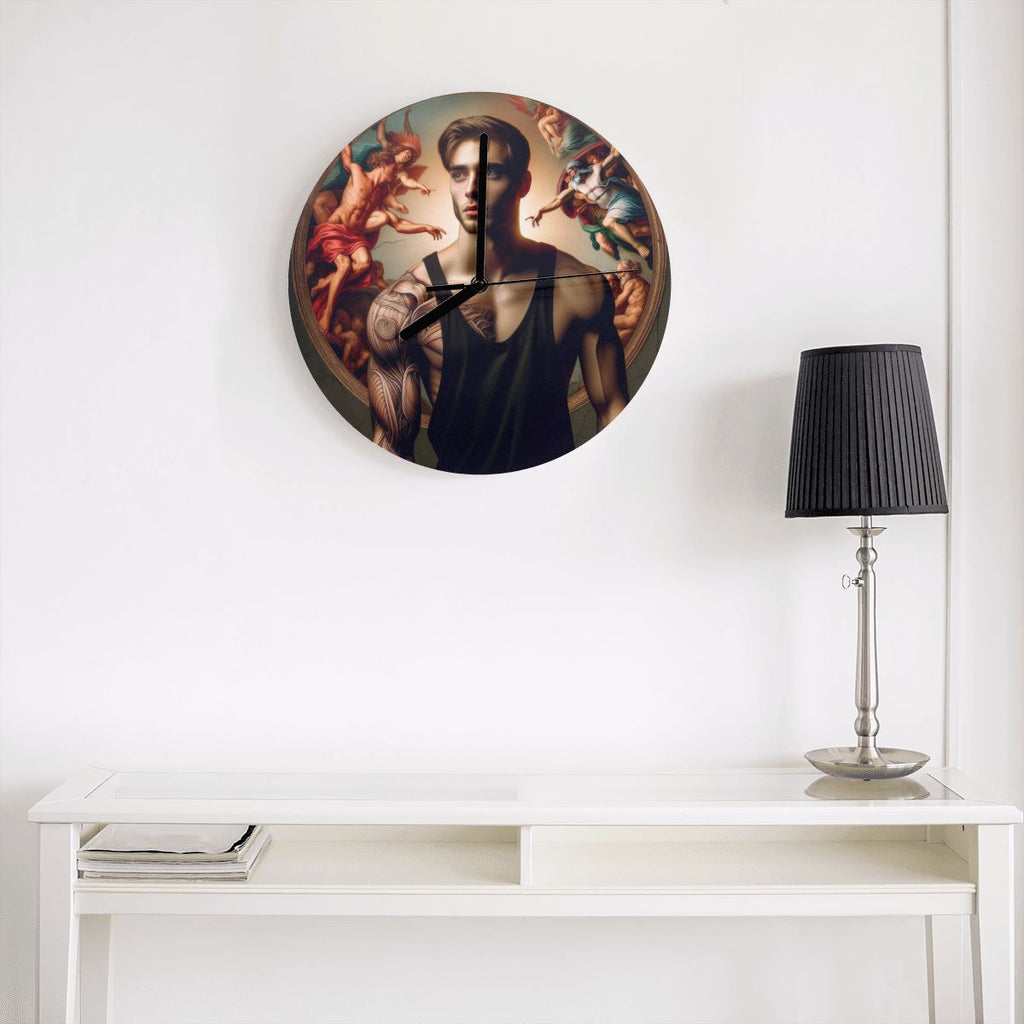 Decisions MDF Wall Clock (Made in USA) - Gregg Acini Adoree Designs - Wall Clock