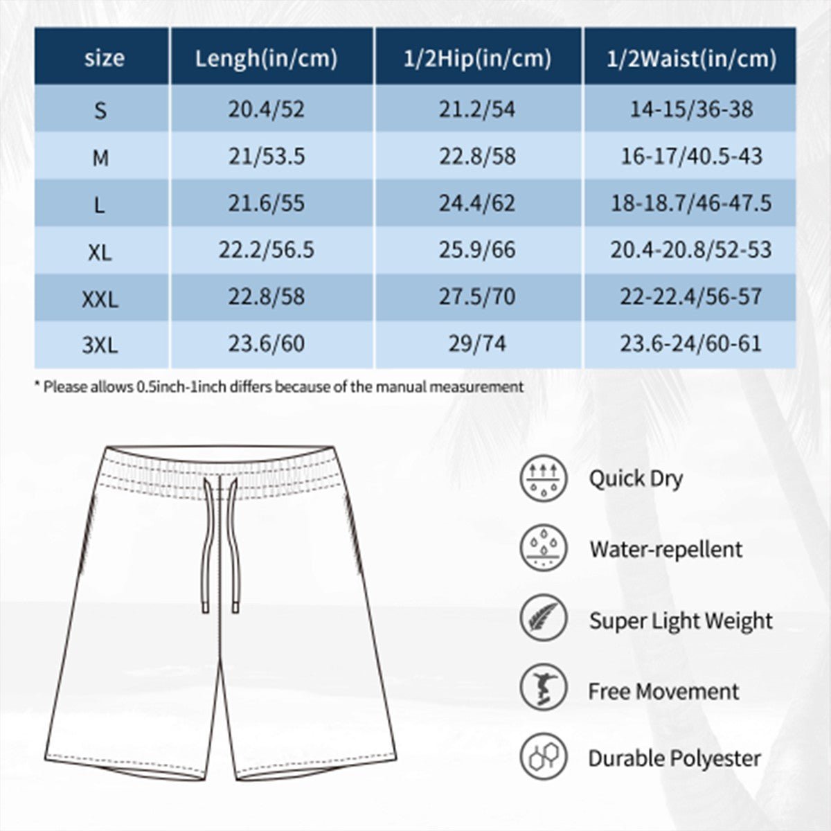 Decisions Men's Beach Shorts - Gregg Acini Adoree Designs - Swimsuit
