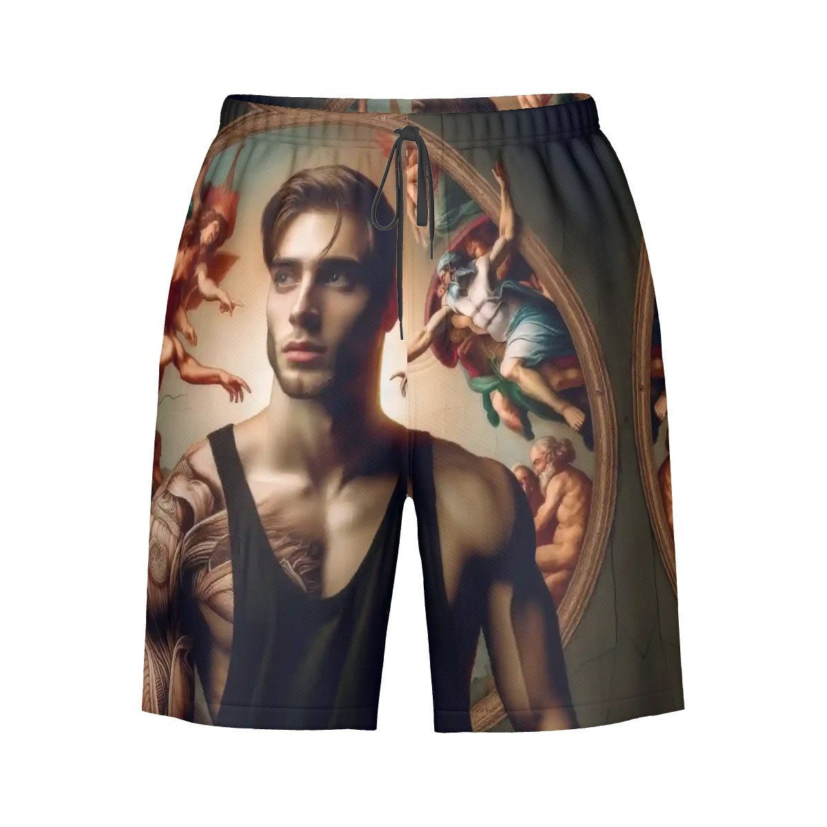 Decisions Men's Beach Shorts - Gregg Acini Adoree Designs - Swimsuit