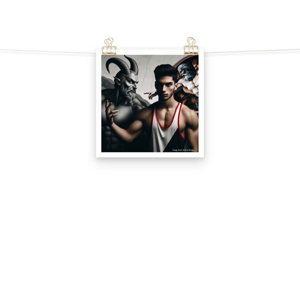Decisions2 Photo paper poster - Gregg Acini Adoree Designs - Art