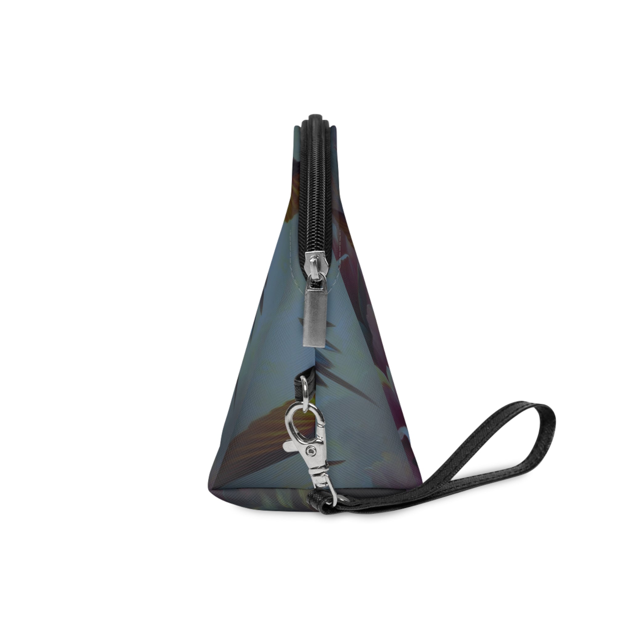 Deep Multicolor Hummingbirds Makeup Bag – Vibrant Cosmetic Pouch - Gregg Acini Adoree Designs - Bags