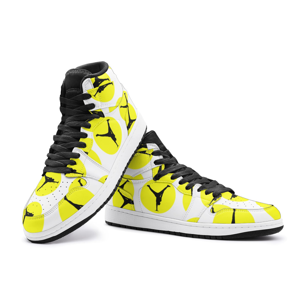 The Balance Guru Unisex Sneaker TR Yellow on White