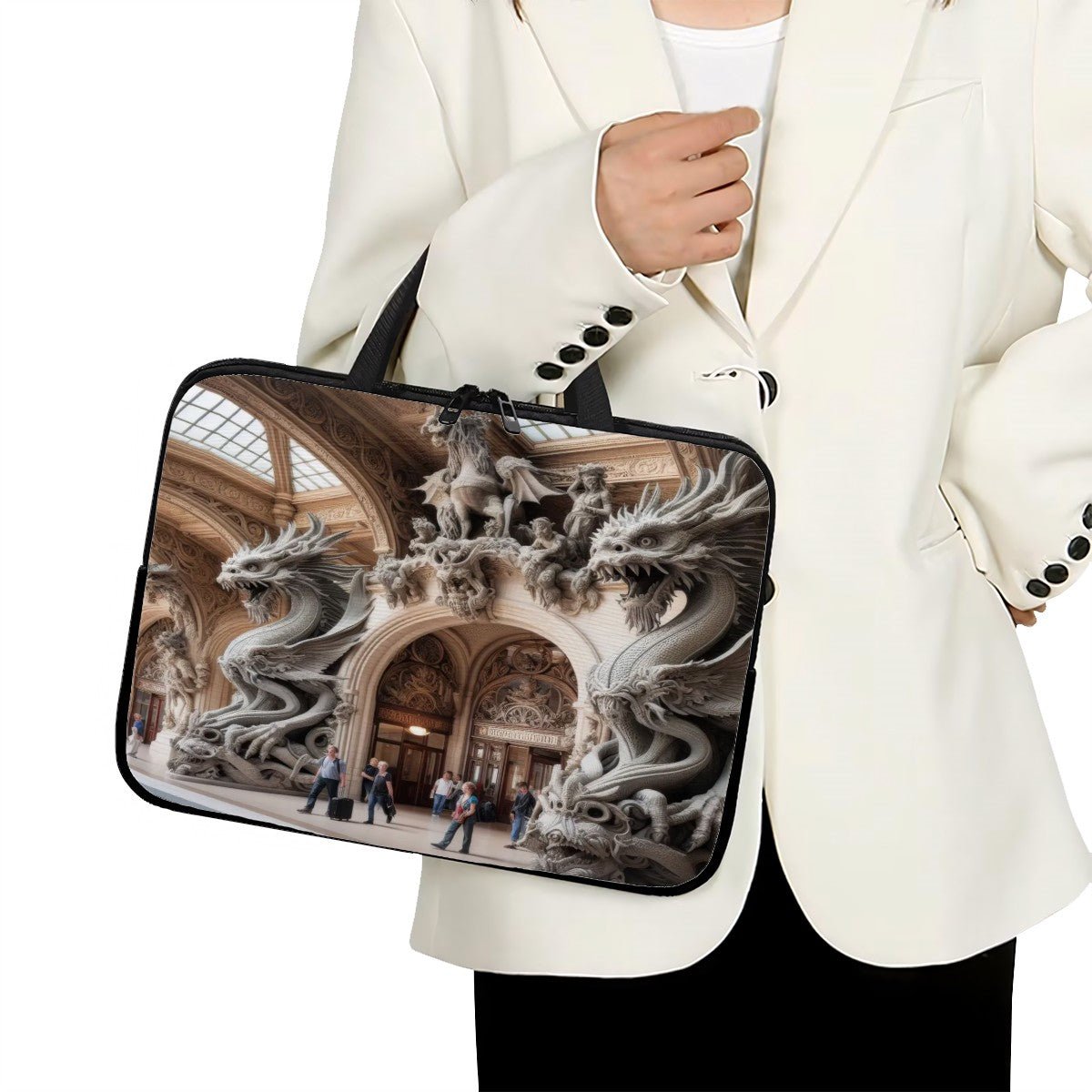 Dragon Central Station Laptop Bag - Gregg Acini Adoree Designs - Computer Bag