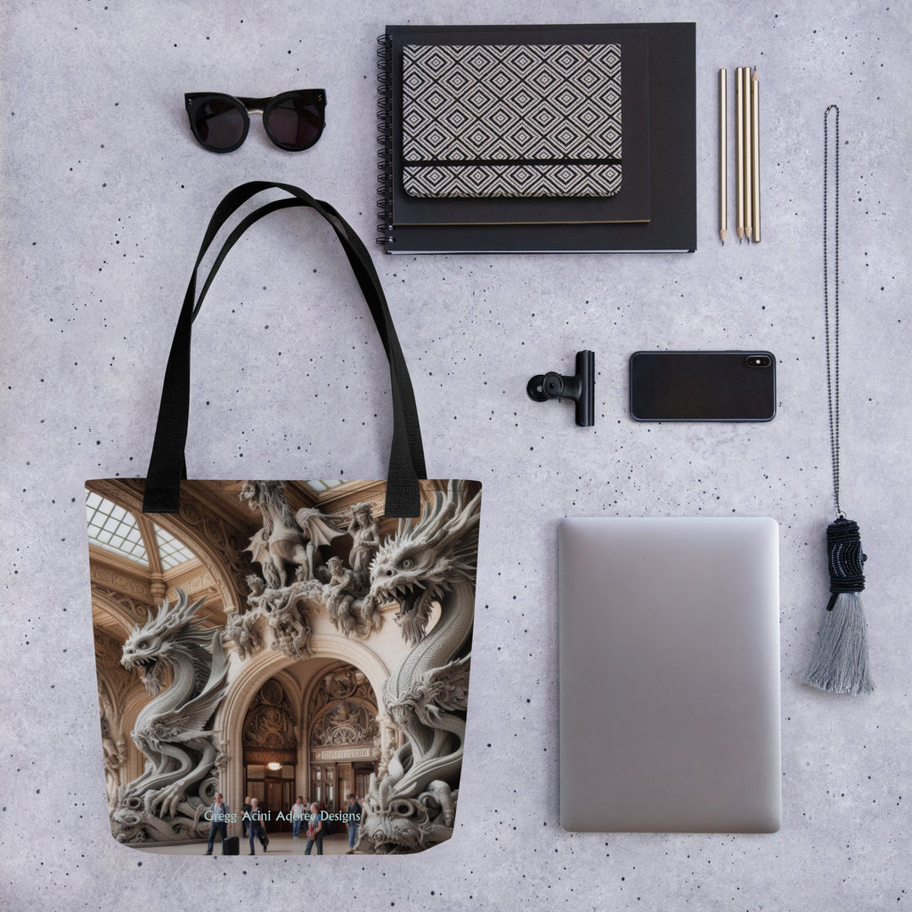 Dragon Central Station Tote bag - Gregg Acini Adoree Designs - Tote Bag