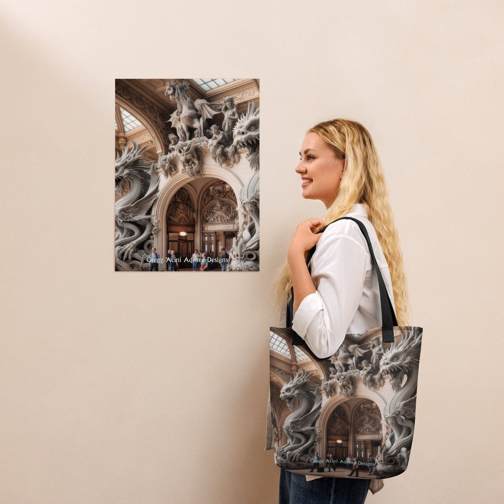 Dragon Central Station Tote bag - Gregg Acini Adoree Designs - Tote Bag