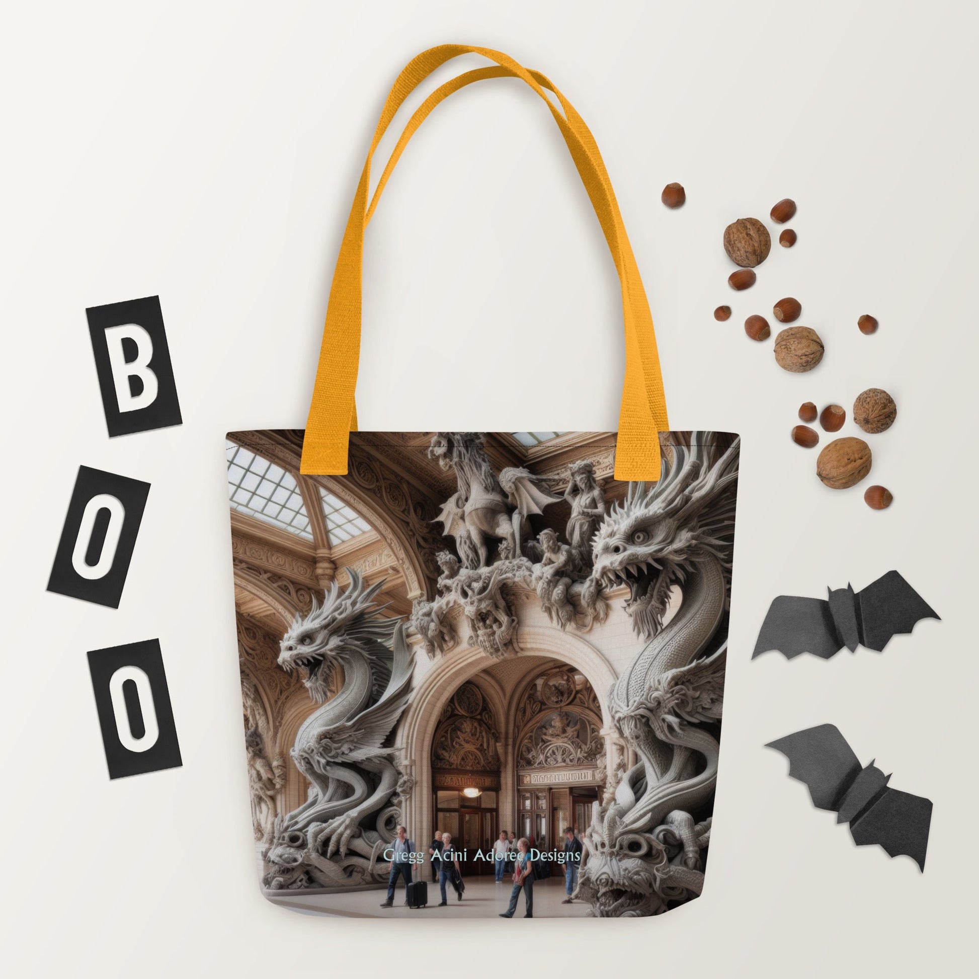 Dragon Central Station Tote bag - Gregg Acini Adoree Designs - Tote Bag