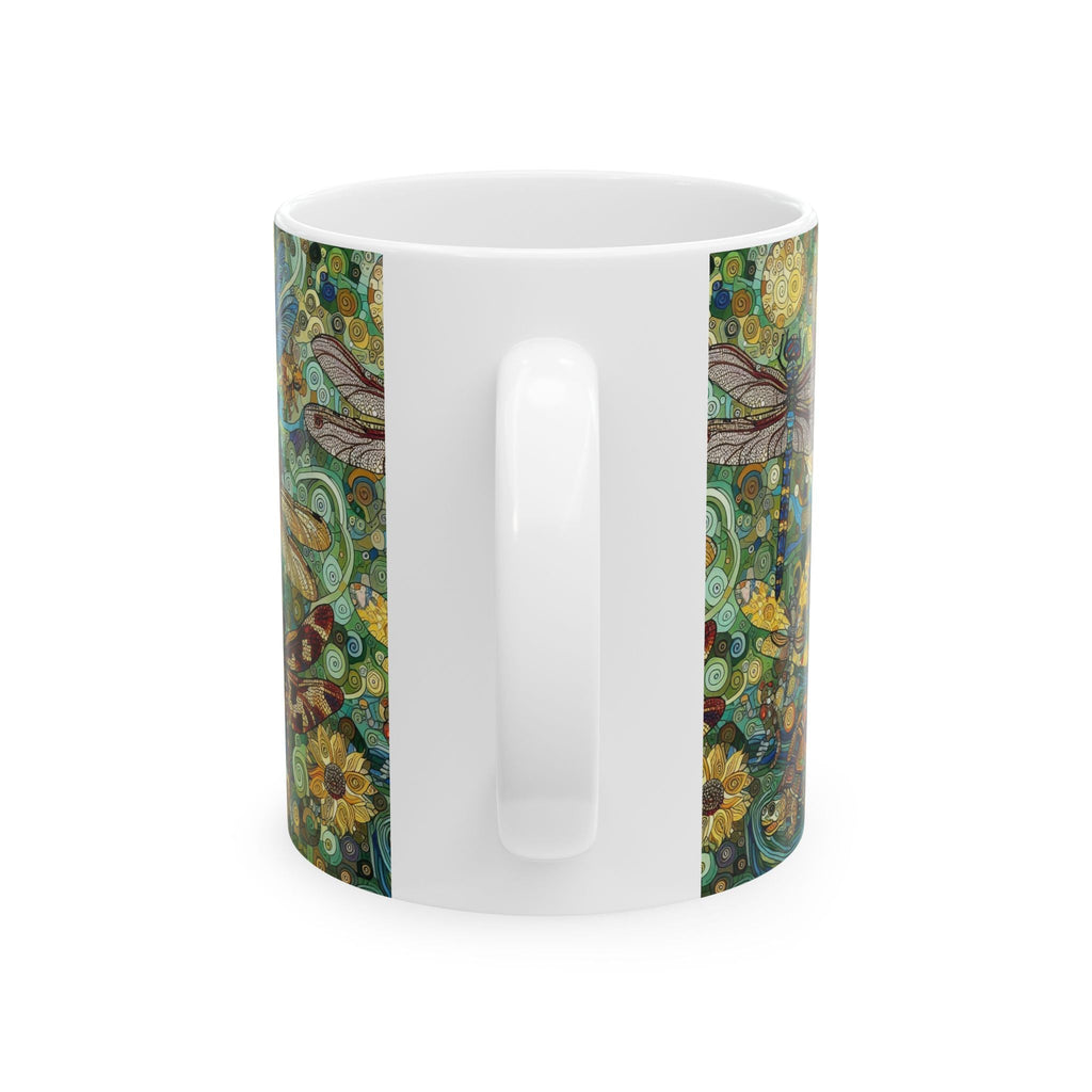 Dragonflies Ceramic Coffee Mug by Gregg Acini Adoree Designs - Gregg Acini Adoree Designs - Mug