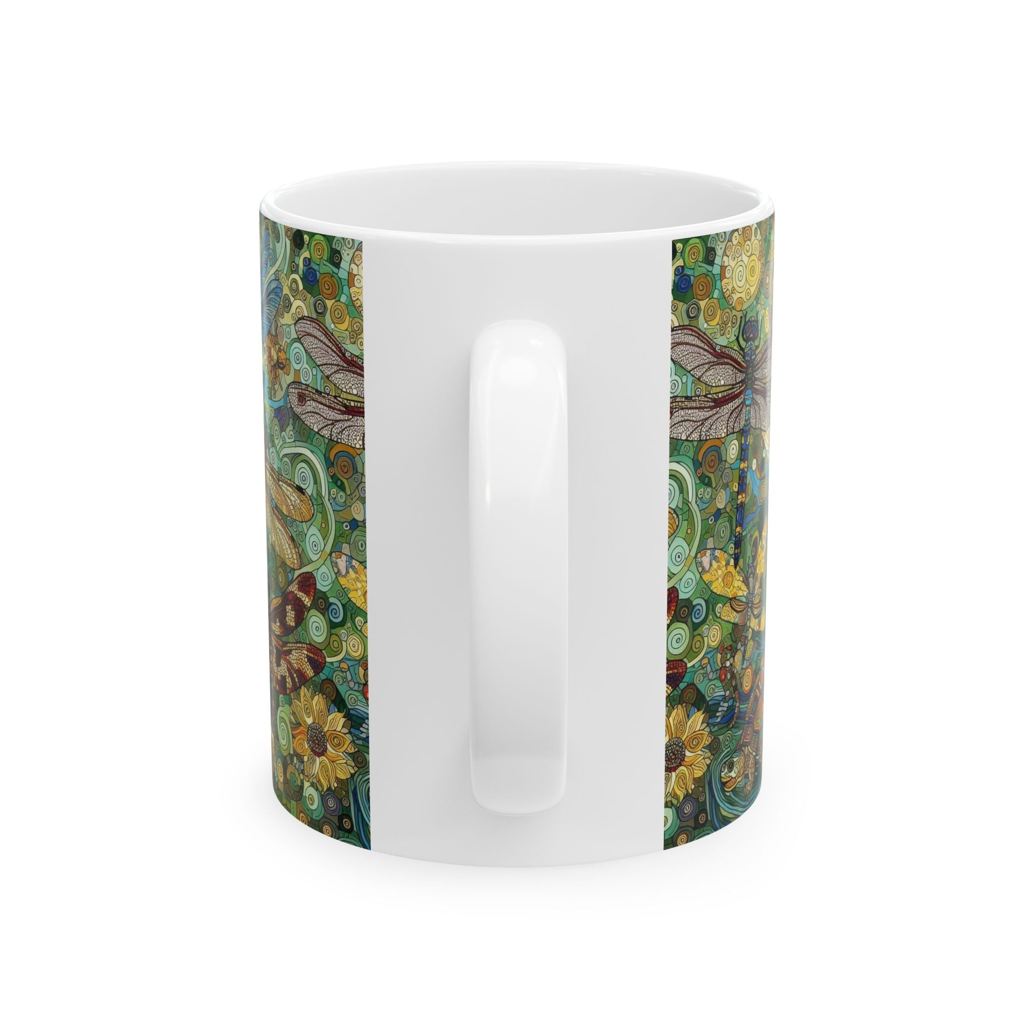 Dragonflies Ceramic Coffee Mug by Gregg Acini Adoree Designs - Gregg Acini Adoree Designs - Mug