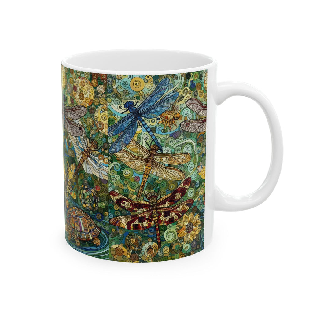 Dragonflies Ceramic Coffee Mug by Gregg Acini Adoree Designs - Gregg Acini Adoree Designs - Mug