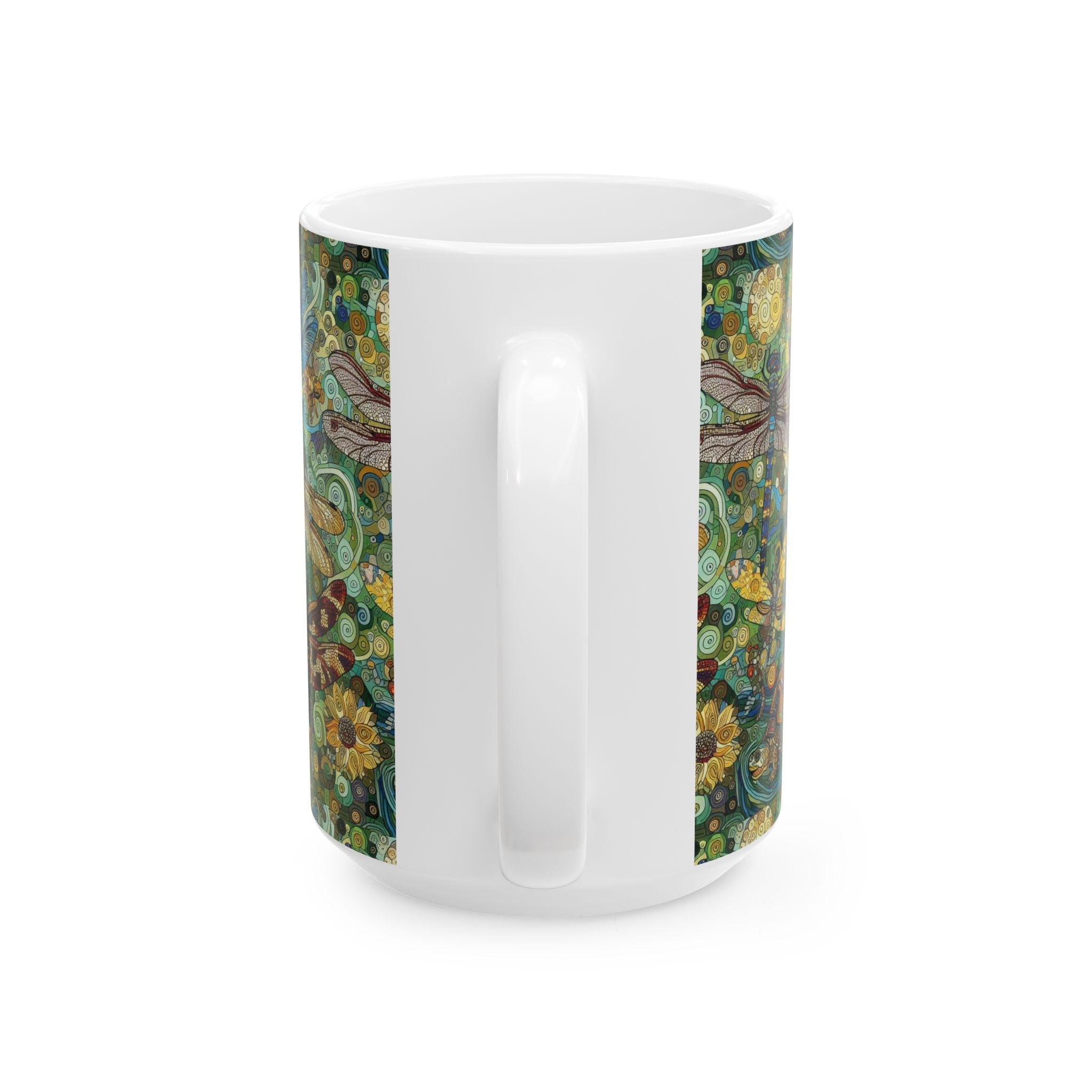 Dragonflies Ceramic Coffee Mug by Gregg Acini Adoree Designs - Gregg Acini Adoree Designs - Mug