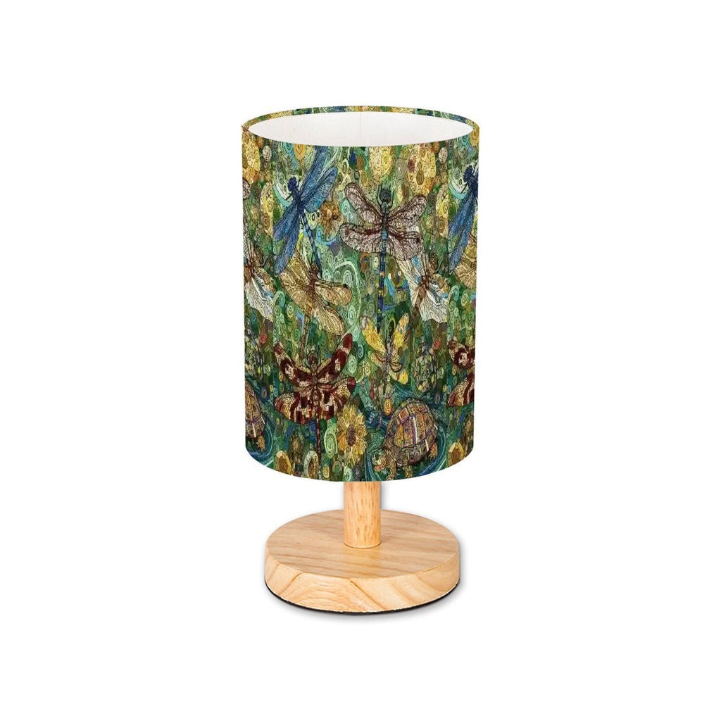 Dragonflies Cylindrical Table Lamp - Gregg Acini Adoree Designs - Lamp