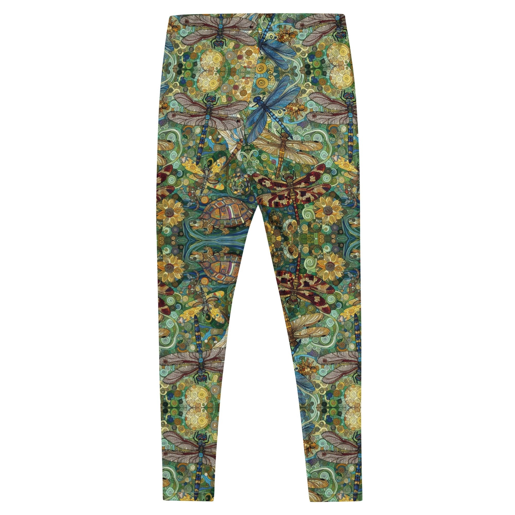 Dragonflies Leggings (small mirrored pattern) - Gregg Acini Adoree Designs - Leggings
