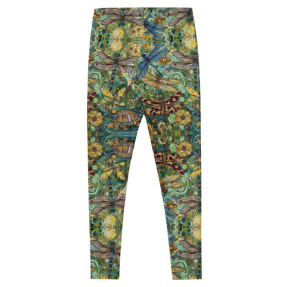 Dragonflies Leggings (small mirrored pattern) - Gregg Acini Adoree Designs - Leggings