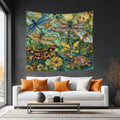 Dragonflies Lightweight Wall Tapestry (Fabric Wall Hanging - USA) - Gregg Acini Adoree Designs - Wall Coverings