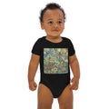Dragonflies Organic cotton baby bodysuit - Gregg Acini Adoree Designs - Baby Bodysuit