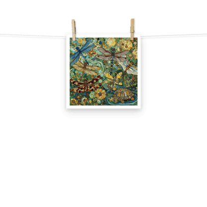 Dragonflies Photo paper poster - Gregg Acini Adoree Designs - Art